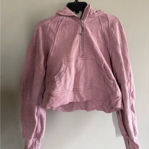 Lululemon Athletica Pink Half-Zip Hoodie